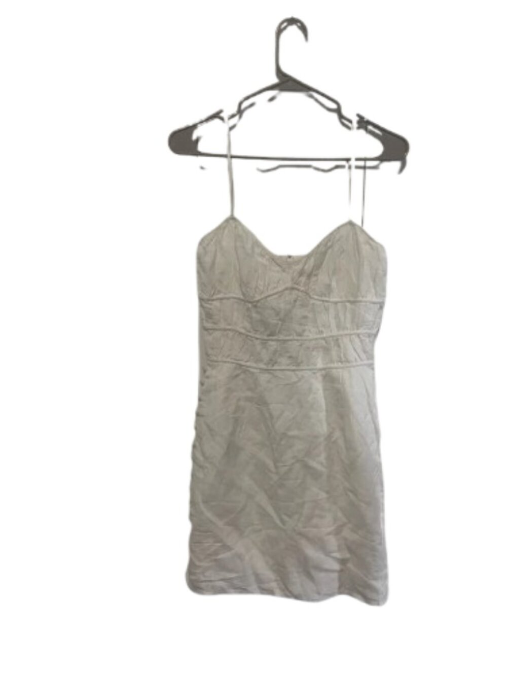 SABO Linen Mini Dress Ivory Graduation Dress Size Small